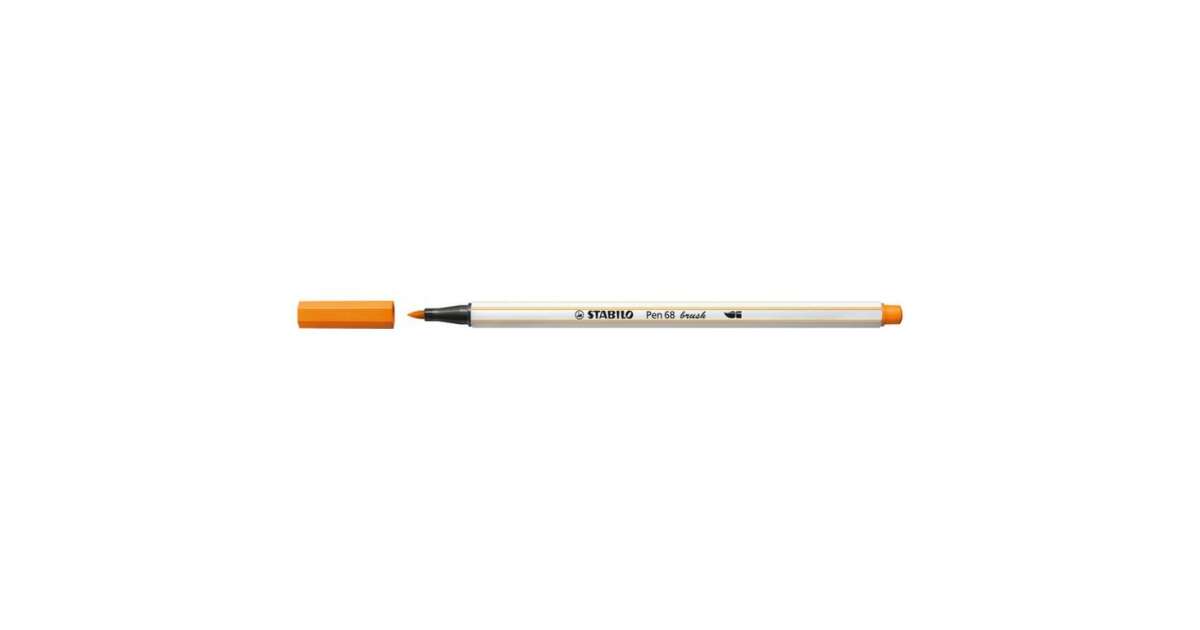 STABILO "Pen 68 brush" orange brush shade