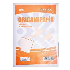 Fortuna A4 origami papír, 10 lap - Fortuna