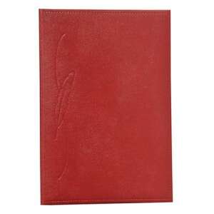 TOPTIMER Traditional T162 B/5 piros bőrkötésű notesz - TOPTIMER