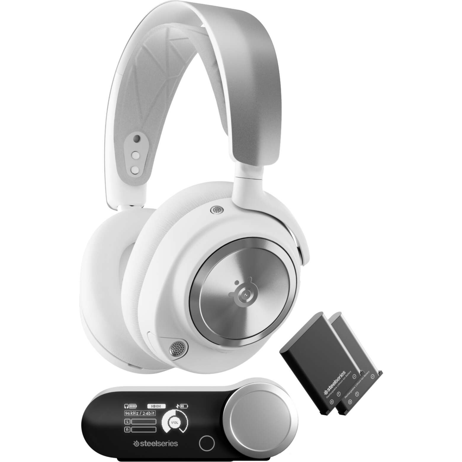 Steelseries arctis nova pro x wireless gaming headset - fehér