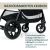 Chicco GLEE stroller shock-absorbing wheels