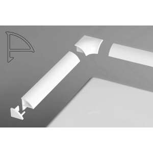 RAVAK Takaróléc - Zuhanyzó Profil - 6-os - Fehér
