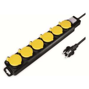 LogiLink LPS256 protectie la supratensiune cu 6 prize și cablu de 1,5m - Protectori de supratensiune