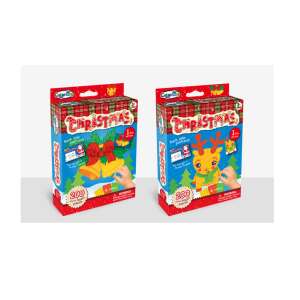 Set de artizanat de Crăciun cu 200 de piese pentru copii, pentru a crea o imagine de Crăciun, include un design de ren și clopot - OEM Jocuri si jucarii creative