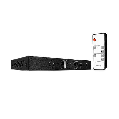 Lindy 2x2 HDMI 18G Matrix Switch s daljinskim upravljačem