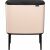 Brabantia Bo Touch Mülleimer, 3x11 l, Sanftes und leises Öffnen, Große Öffnung, Beige 102069013