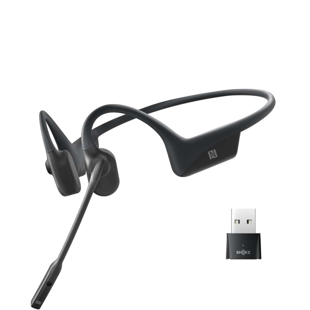 Shokz cg72382 opencomm uc wireless headset - fekete