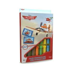 Disney Planes Sandmalset, 2 in 1, mit buntem Sand und Schablonen, für Kinder ab 3 Jahren - Musikinstrumente zum Spielen, Zeichentafeln, Schreibtafeln, Schreibwaren-Sets, Kreative Spiele, Maltafeln und Filzstifte