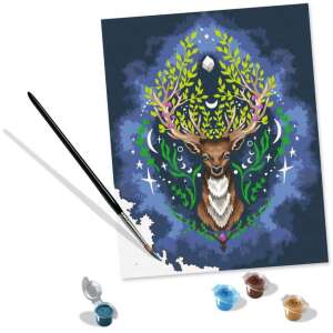 Ravensburger CreArt Pixie Cold Mystic Deer Malen nach Zahlen Set mit Pinsel und Farben - Kunst & Handwerk Sets