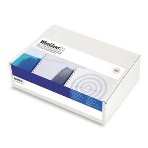 WireBind 21 6mm fém spirálkötő, 55 lap kapacitás, fehér, 100 db-os csomag - GBC