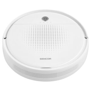 Sencor SRV 1550WH white robot vacuum cleaner angled view - Sencor