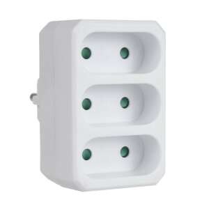 Maclean MCE212 - 3 Aljzatos Hálózati Elosztó - Fehér