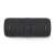 Nedis SPBT2480BK Portable Bluetooth Speaker with Dynamic RGB Lighting, Black, top view