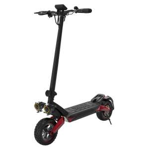 Sencor X50 Offroad-Elektro-Roller, schwarz und rot, Vorderansicht - Scooter