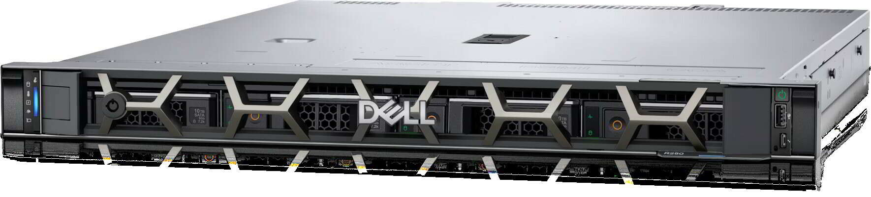 Dell emc poweredge r250 rack szerver (qcx e-2334 3.4ghz / 16gb /...