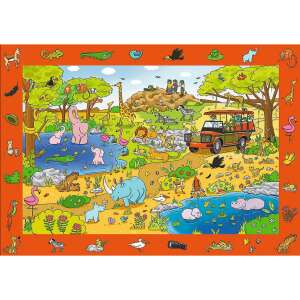 Trefl Spy Guy Safari Puzzle, 24 Teile, finde die versteckten Objekte, Kinderpuzzle, Safari-Tiere, Lernspielzeug - Puzzle & Rätsel