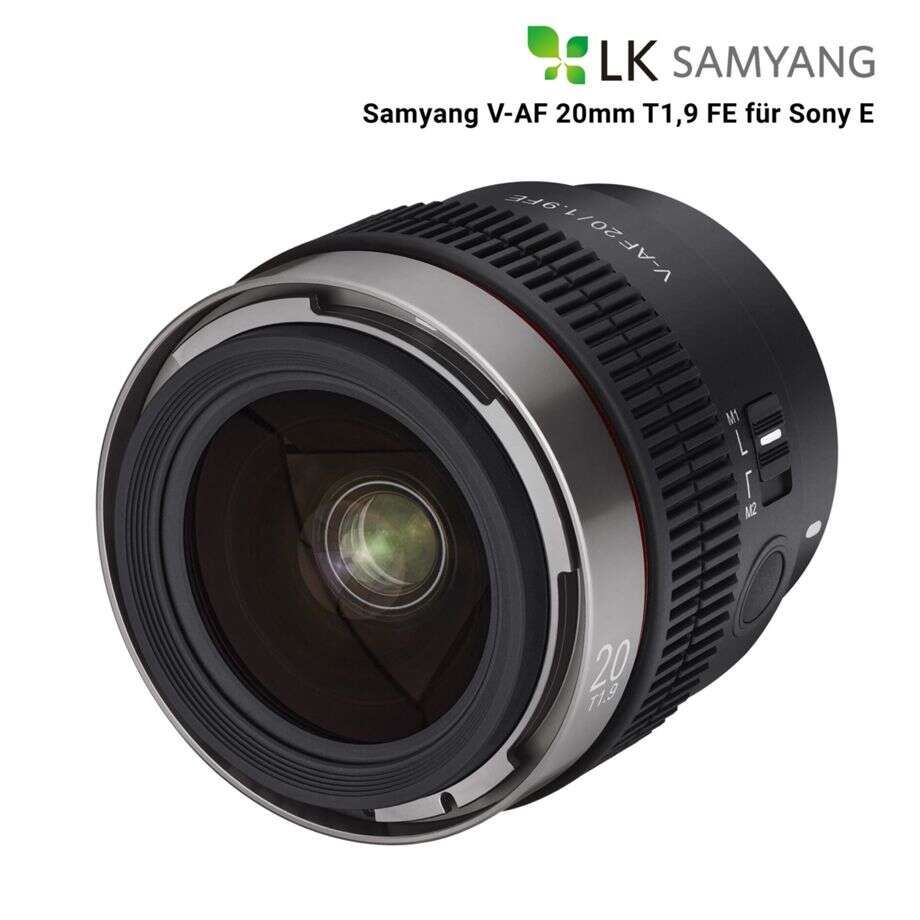 Samyang 23512 v-af 20mm t1.9 objektív (sony fe)