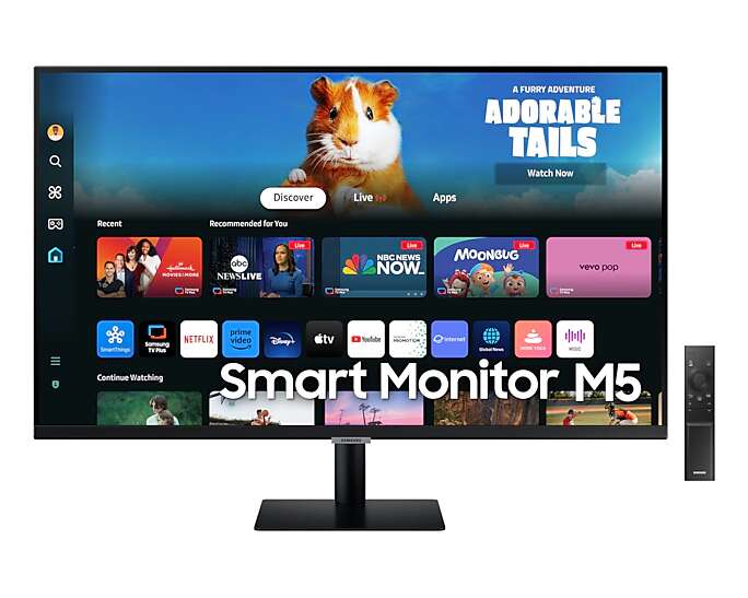 Samsung 32" ls32dm500euxdu smart va monitor - fekete