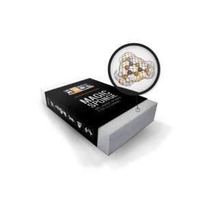 ADBL Magic Sponge, Melamin Reinigungsschwamm mit Molekülstrukturdiagramm - Handspülen