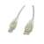 Lanberg CA-USBA-12CC-0030-TR 3 méteres USB 2.0 A-B kábel, átlátszó, a csatlakozók közeli képe