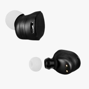 Wymienne końcówki douszne Kwmobile do JBL Tune 130 NC TWS, biały silikon - Zestaw słuchawkowy