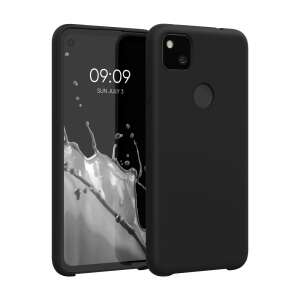 Kwmobile черен силиконов калъф за Google Pixel 4a, осигуряващ пълна защита - Технически статии и електроника