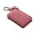 Kwmobile Renault 4 Button Smart Key Leather Case, Dark Pink, Side View