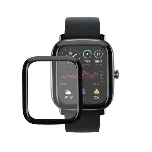 Комплект от 2 защитни фолиа Kwmobile за Amazfit GTS 2 Mini, прозрачно/черно, полимер, KWM000024VG001C 102083545