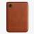 Widok z tyłu brązowego etui z ekoskóry Kwmobile do Kobo Clara 2E