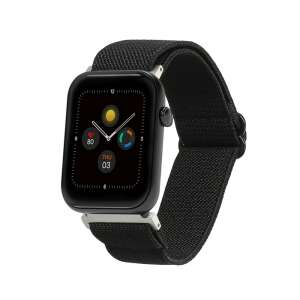 Fekete nylon szíj Ticwatch GTH, E3 és C2 okosórákhoz - Okosóra szíj