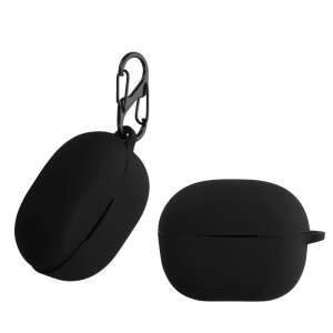 Черен силиконов калъф за слушалки Anker Soundcore P3i с карабинер - Технически статии и електроника