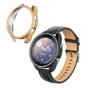 kwmobile czarno-złoty brokatowy zestaw etui ochronnych do Samsung Galaxy Watch 3 41mm - Akcesoria do inteligentnych zegarków