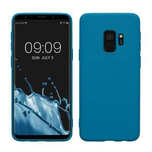 Kwmobile Silicone Case for Samsung Galaxy S9, Blue - Phone Case