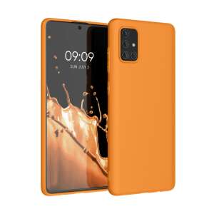Oranžové silikónové puzdro Kwmobile pre Samsung Galaxy A71 - Kwmobile Puzdrá na telefóny