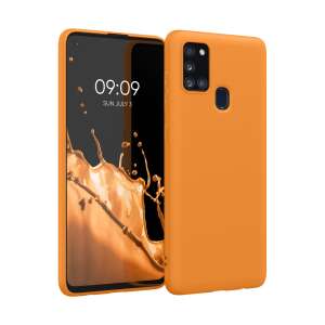 Orange Kwmobile Silicone Case for Samsung Galaxy A21s - Phone Case