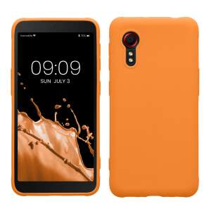 Kwmobile Case for Samsung Galaxy Xcover 5, Orange, Silicone, KWM000012NV026C