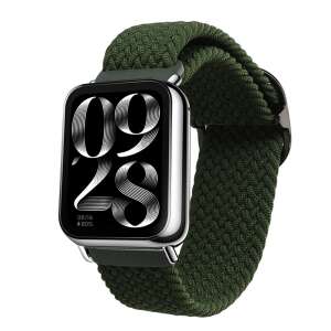 Каишка за Xiaomi Mi Band 8 Pro от Kwmobile, тъмнозелена, найлон - Каишка за умен часовник