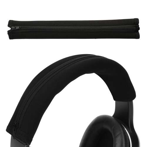 Kwmobile headband cover for Razer Kraken 7.1 V2 Pro headphones, black, neoprene
