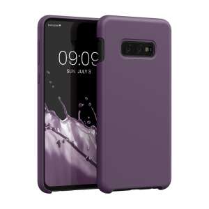 Kwmobile тъмно лилав силиконов калъф за Samsung Galaxy S10e - Технически статии и електроника