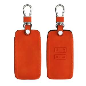 Kwmobile Car Key Case for Renault 4 Buttons - Smart Key, Orange, Faux Leather, KWM0000100H010C