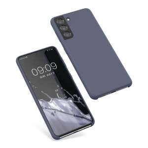 Husa Kwmobile pentru Samsung Galaxy S21, Mov inchis, Silicon, KWM000012BT069C