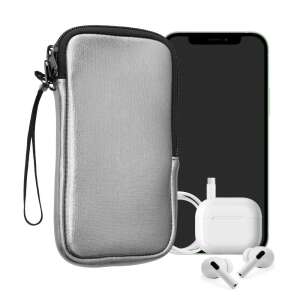 Kwmobile Universal Phone Case, Size M - 5.5 inch, Silver, Neoprene, KWM0000099O170C