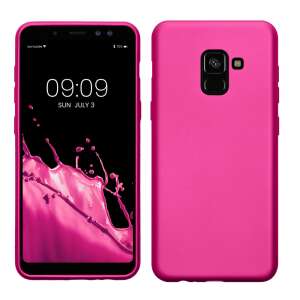 Kwmobile Samsung Galaxy A8 (2018) pink silicone phone case - Phone Case