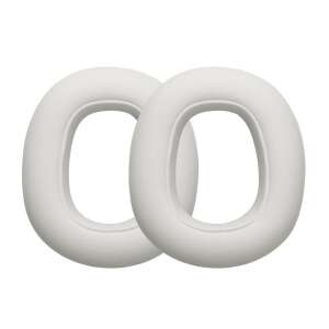 Kwmobile replacement ear pads for Logitech G735 headset, white, eco-leather - Headset Accessory