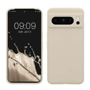 Etui Kwmobile do Google Pixel 8 Pro, kremowe, silikonowe, KWM0000208G019C