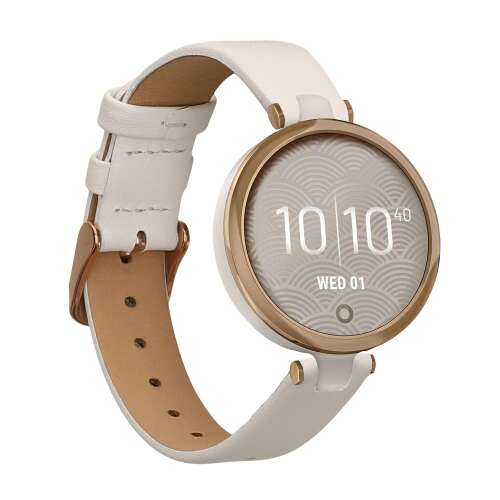 Fehér bőr szíj Garmin Lily Sport okosórahoz, kwmobile márka