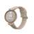 Beige silicone replacement band for Garmin Lily Sport smartwatch
