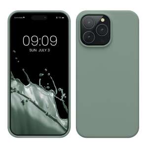Kwmobile Rainwashed Green Силиконов калъф за Apple iPhone 14 Pro Max - Технически статии и електроника