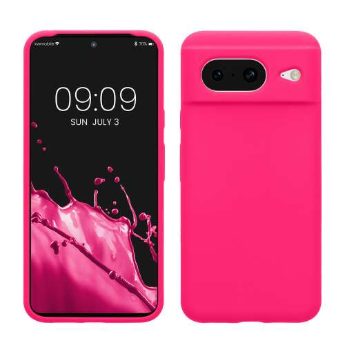 Kwmobile pink silicone case for Google Pixel 8 phone