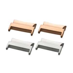 kwmobile Zestaw adapterów paska do zegarka 20 mm do Samsung Galaxy Watch 5/5 Pro/6/6 Classic, srebrny i złoty - Artykuły techniczne i elektronika